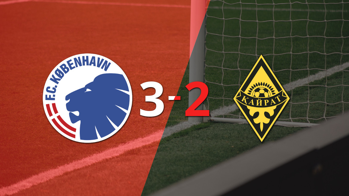 FC Copenhague se impone a Kairat Almaty en un emocionante encuentro