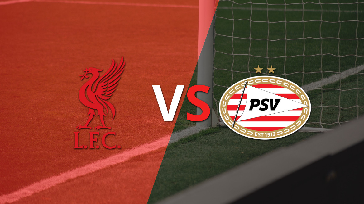 PSV y Liverpool se preparan para un duelo crucial en Anfield