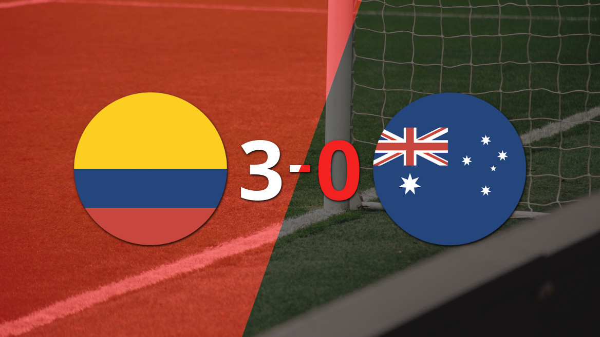 Colombia Clinches 3-0 Victory Over Australia in Friendly Match