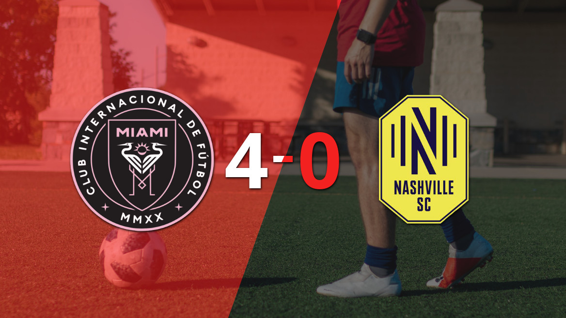 Inter Miami Dominates with 4-0 Victory over Nashville SC thanks to Allende and Messi’s Brace