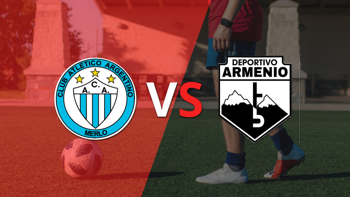 EN VIVO: Segundo tiempo en juego: Dep. Armenio sigue arriba 1-0 sobre Argentino de Merlo
