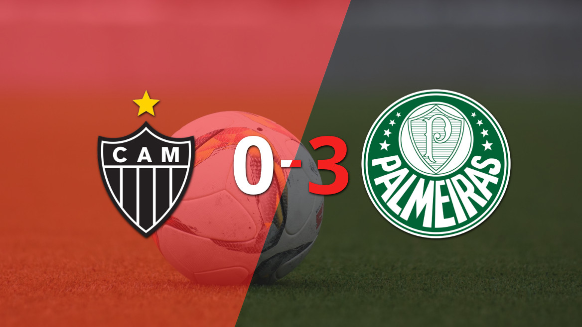 Palmeiras aplasta a Atlético Mineiro con un contundente 3-0