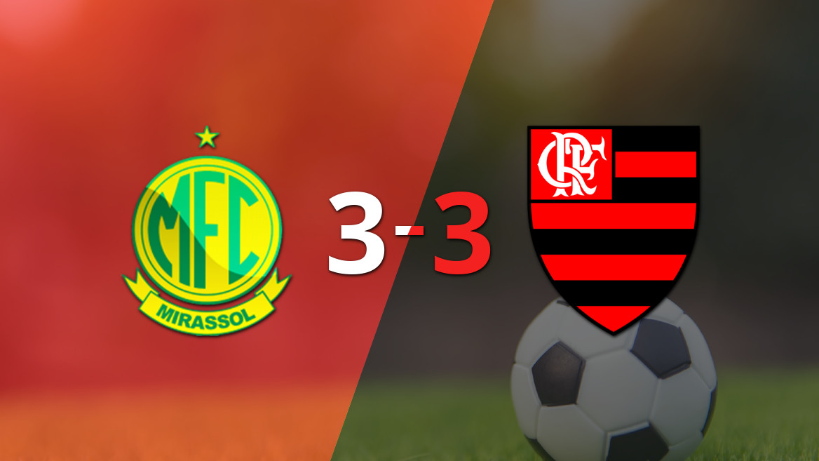 Flamengo Draws with Mirassol Despite Guilherme’s Double