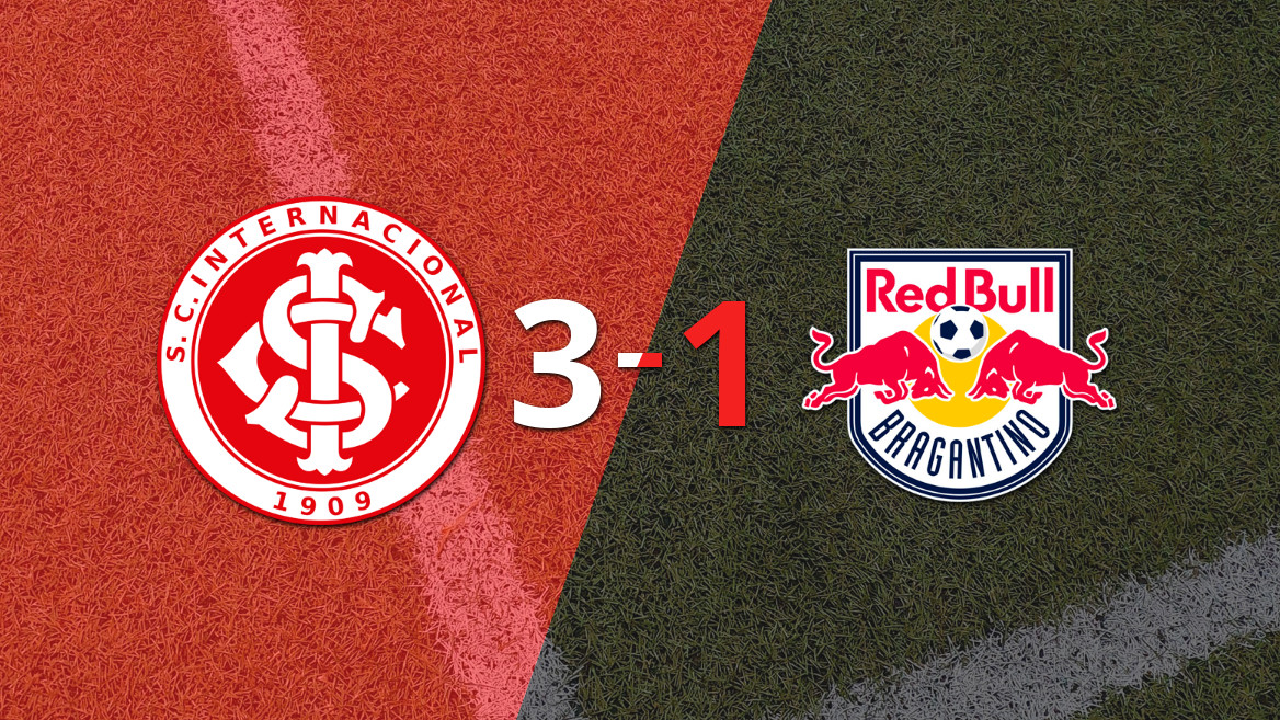 Internacional Dominates RB Bragantino at Home with 3-1 Victory