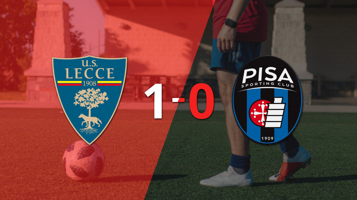 Lecce se impone al Pisa con un gol de Stulic