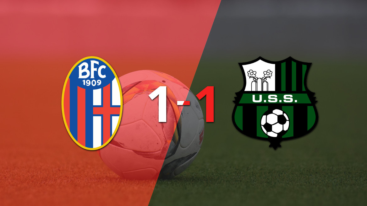 Empate entre Bologna e Sassuolo em partida equilibrada