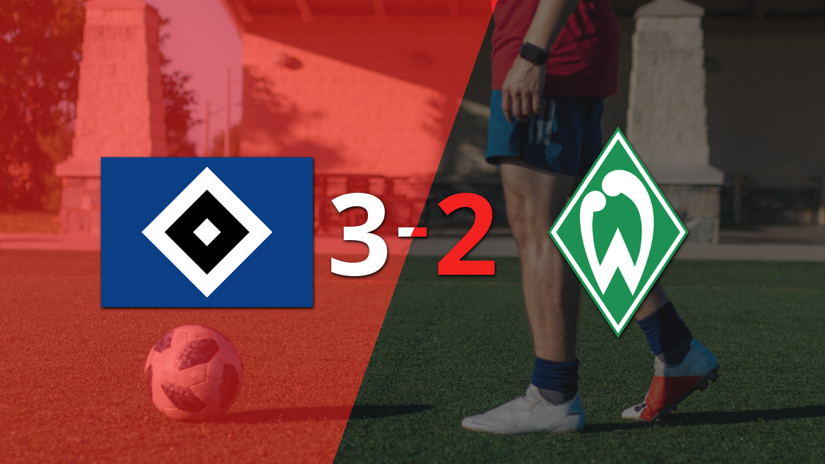 Hamburgo SV conquers a thrilling victory over Werder Bremen 3-2
