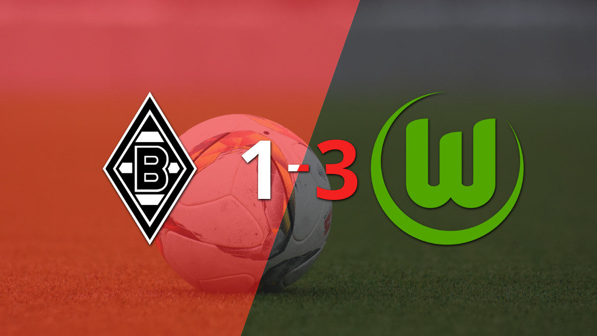Patrick Wimmer brilla con un doblete en el triunfo de Wolfsburgo sobre Borussia Mönchengladbach