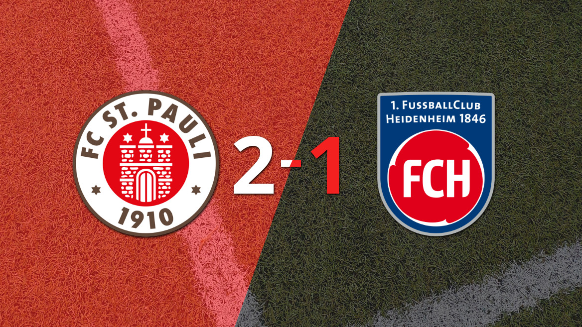 Martijn Kaars brilha com dois gols na vitória do FC St. Pauli sobre o Heidenheim