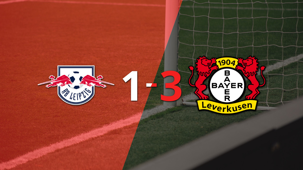 Bayer Leverkusen comes from behind to defeat RB Leipzig 3-1
