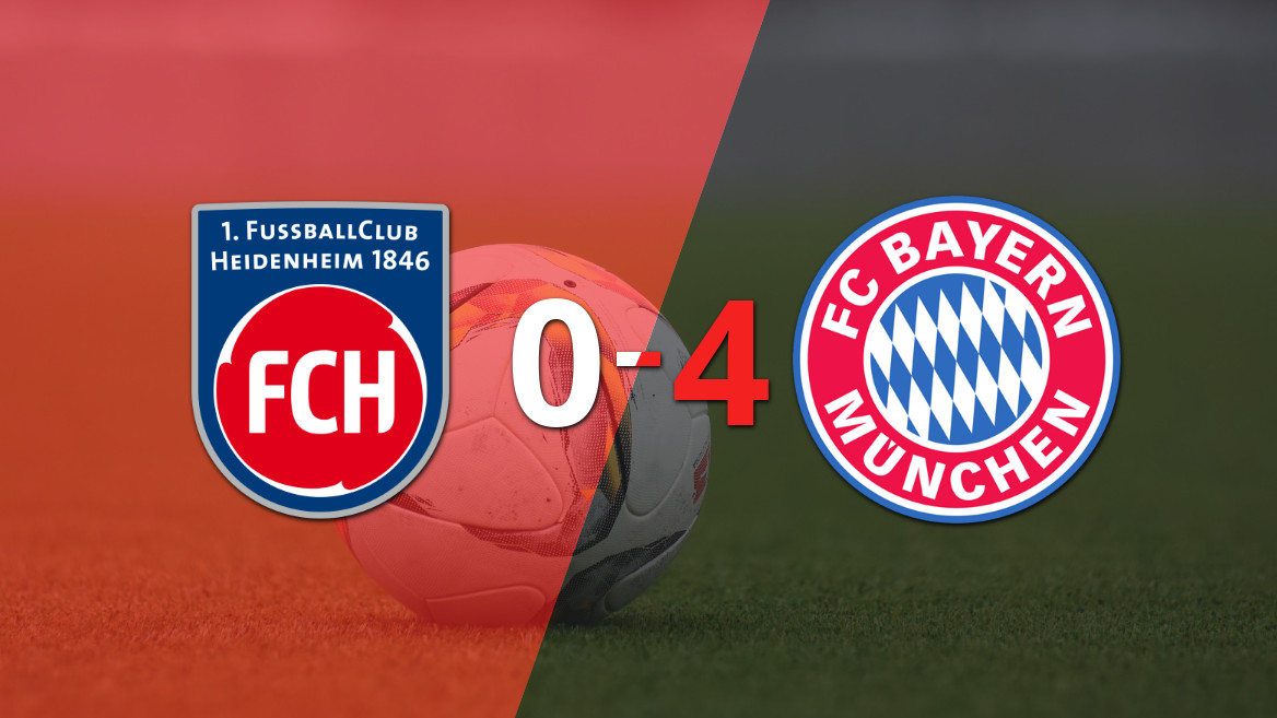 Bayern Múnich domina e vence Heidenheim por 4 a 0
