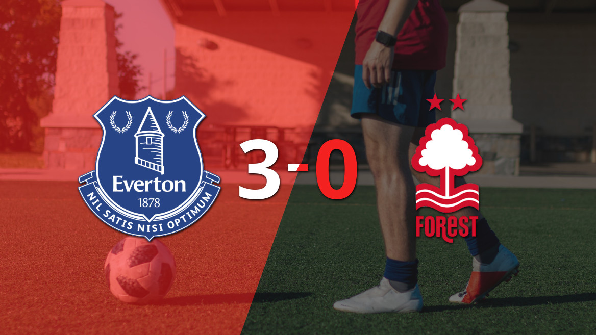 Everton Dominates Nottingham Forest with a 3-0 Victory Featuring Dewsbury-Hall’s Brace