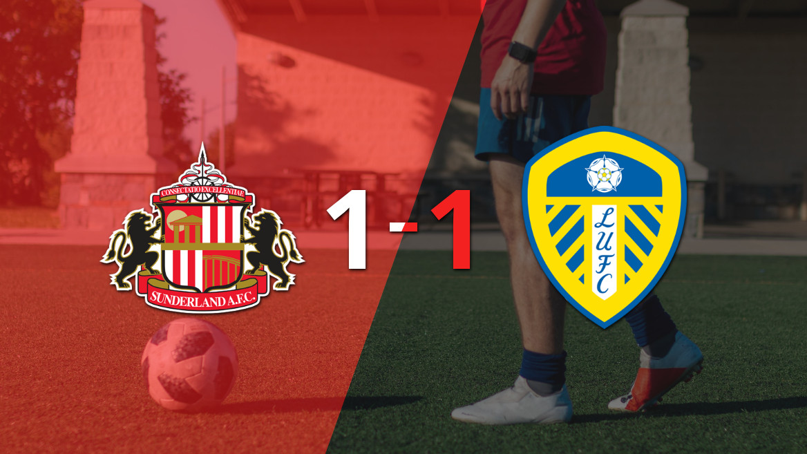Sunderland e Leeds United empatam em jogo emocionante no Stadium of Light