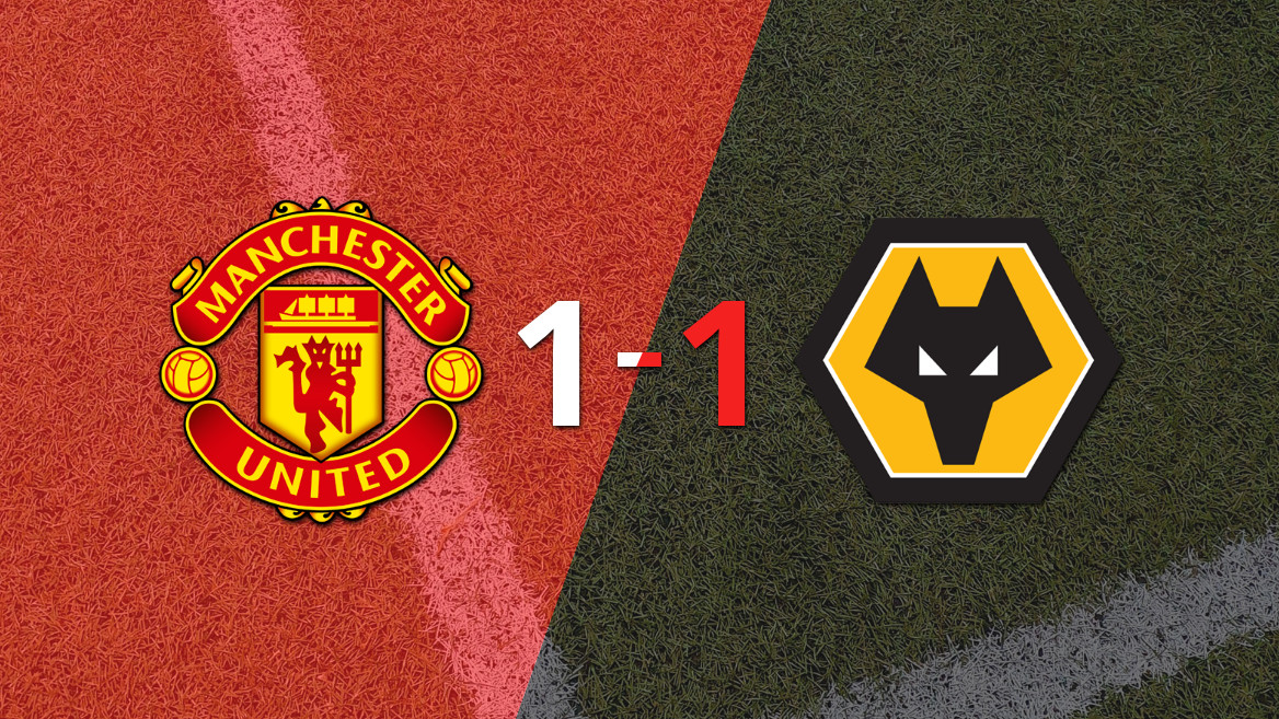 Manchester United e Wolverhampton empatam em 1 a 1