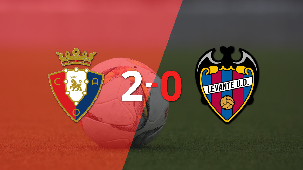 Osasuna se impone 2-0 a Levante en El Sadar