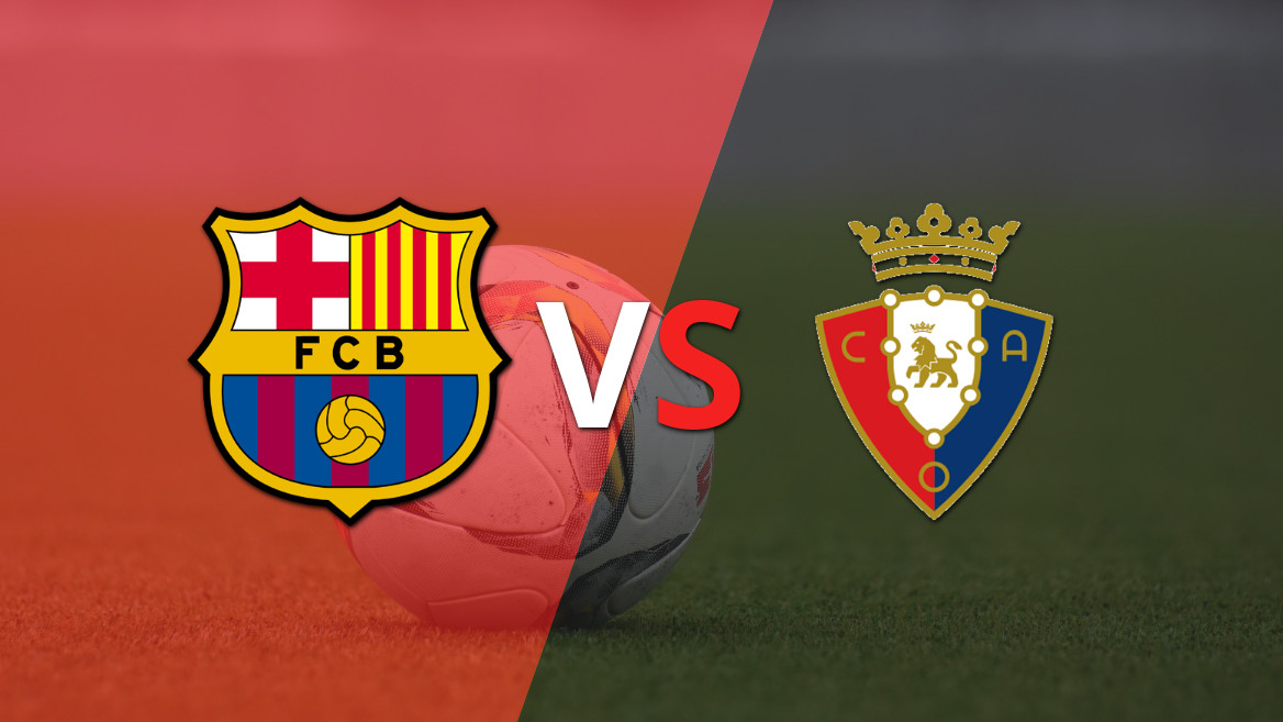 Barcelona e Osasuna se enfrentam para manter a liderança