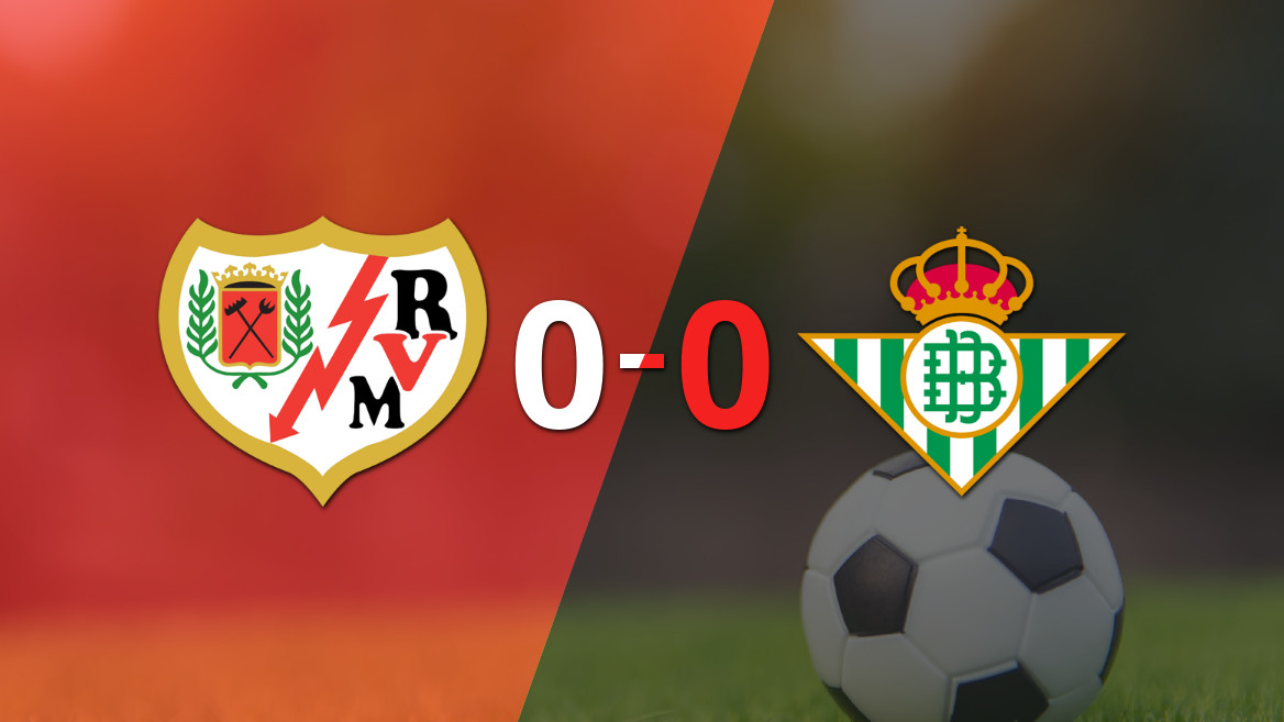 Empate sem gols entre Rayo Vallecano e Betis