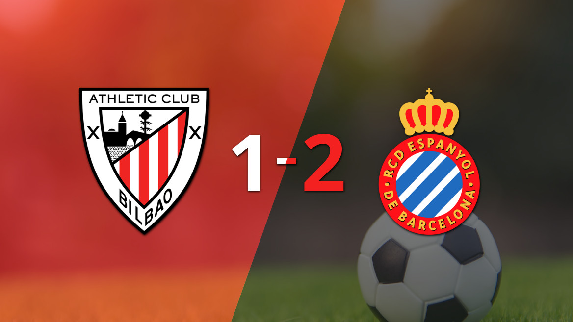 Espanyol da vuelta el marcador y se impone 2-1 ante Athletic Bilbao