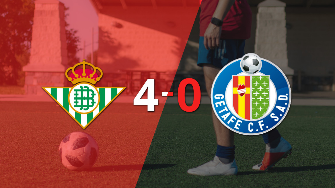 Aitor Ruibal’s Brace Leads Betis to a 4-0 Victory Over Getafe