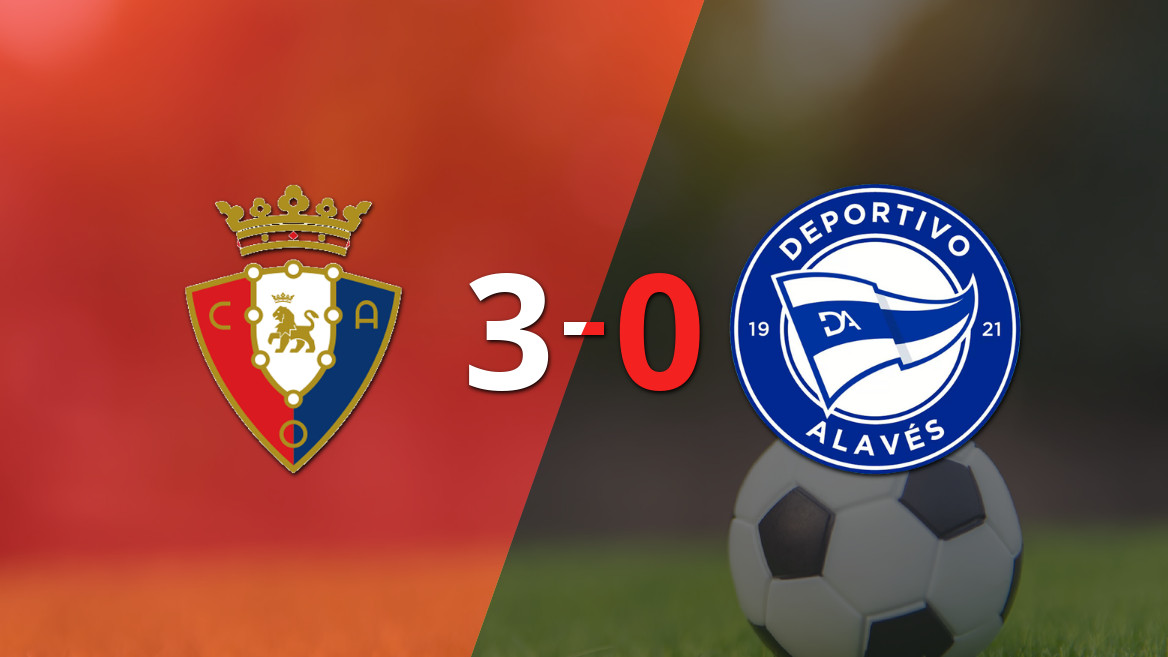 Osasuna se impone 3-0 a Alavés con un inspirado Ante Budimir