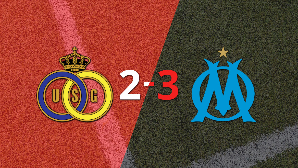 El doblete de Anan Khalaili no fue suficiente y U. Saint-Gilloise cayó ante Olympique de Marsella