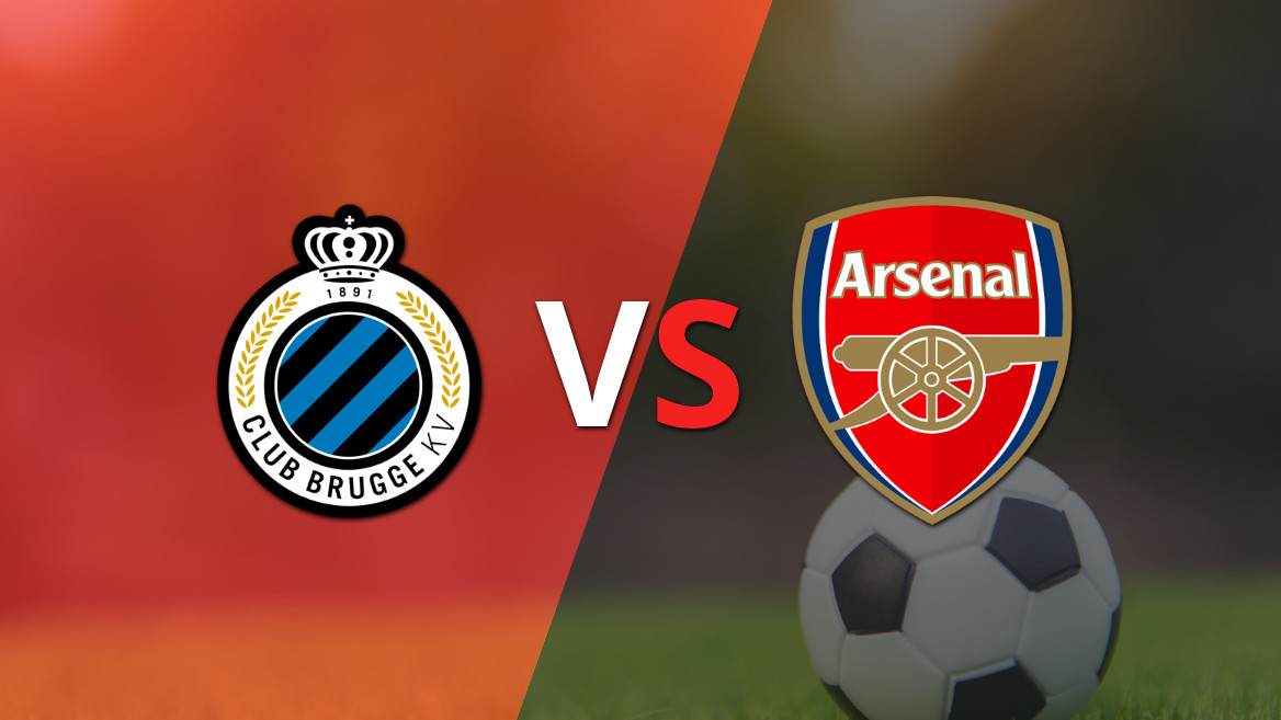 Previo al choque entre Club Brugge y Arsenal en la Champions