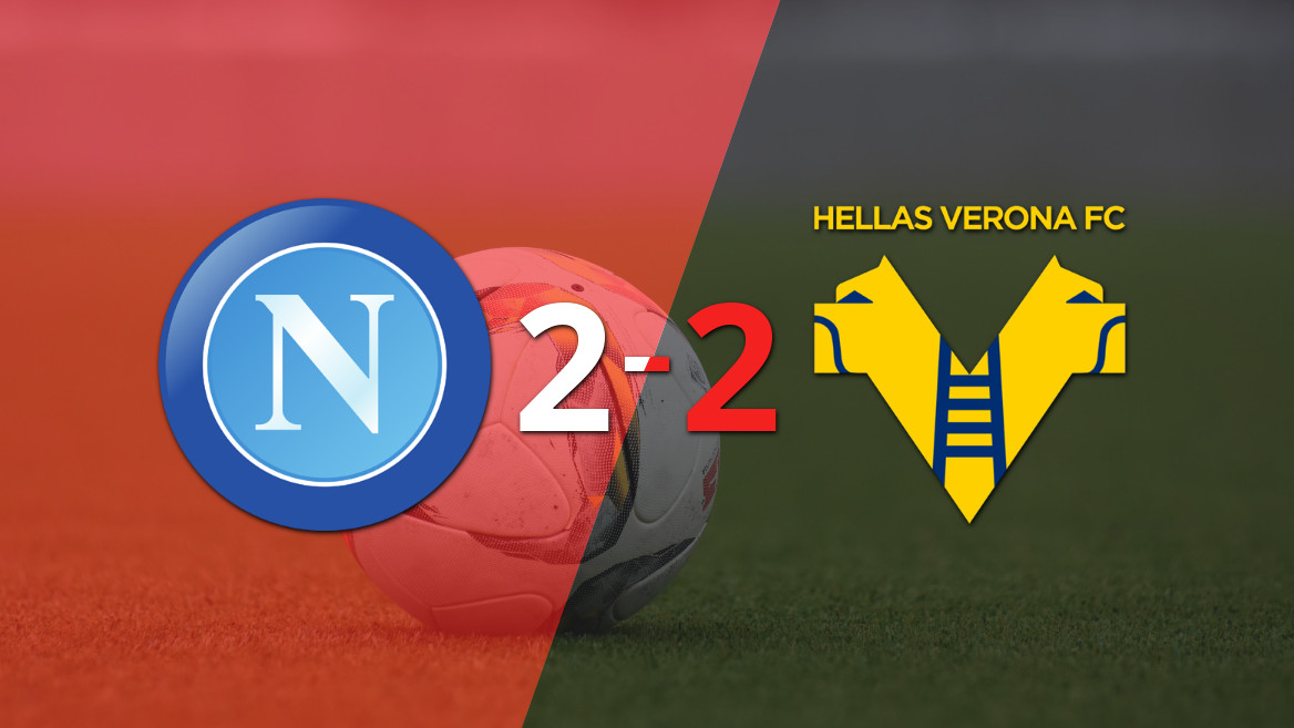 Napoli and Hellas Verona Share the Spoils in Thrilling 2-2 Draw