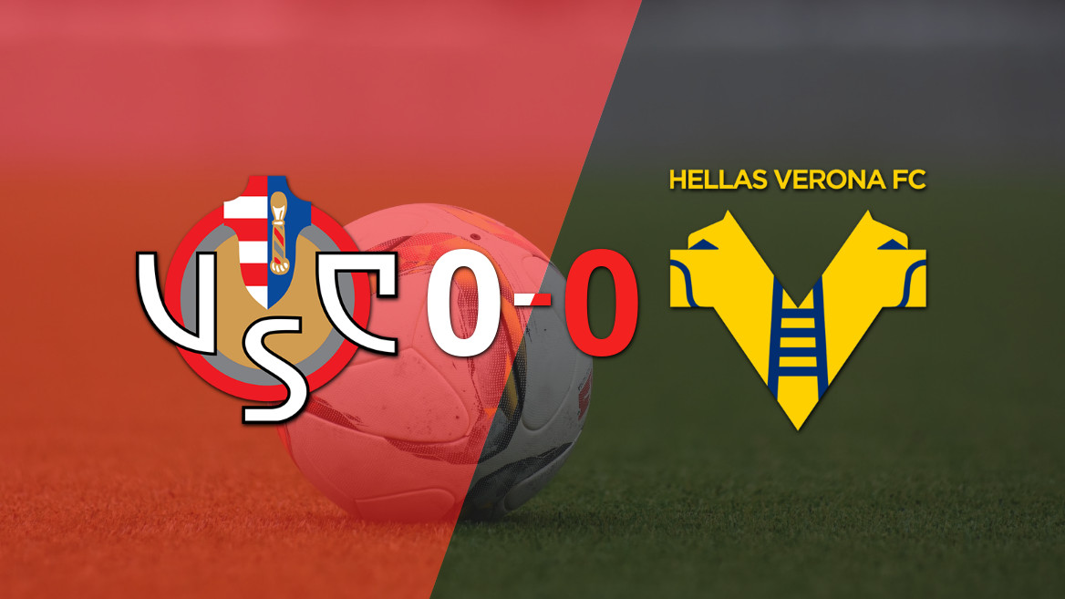 Empate sin goles en el duelo entre Cremonese y Hellas Verona