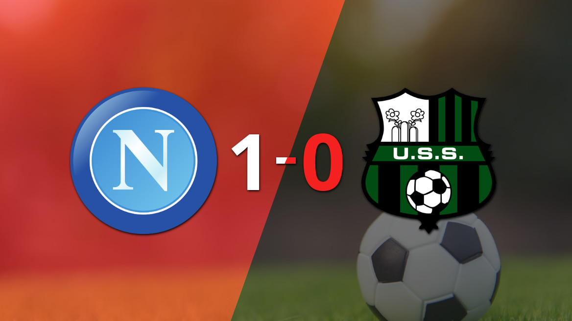 Napoli se impone 1-0 a Sassuolo con un gol de Lobotka