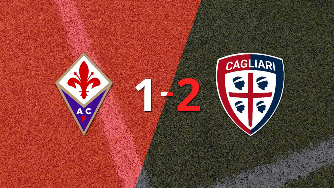 Cagliari se impone a Fiorentina con un 2 a 1