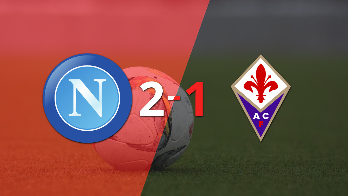 Fiorentina sucumbió ante Napoli en un emocionante encuentro