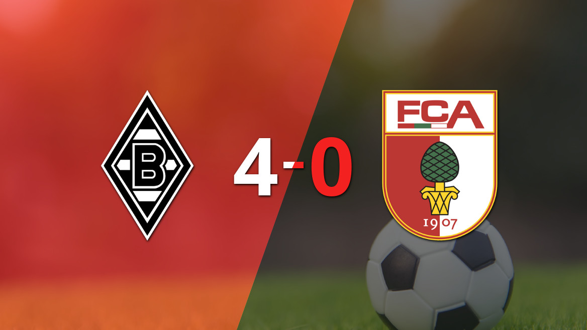 Haris Tabakovic Shines with a Brace in Borussia Mönchengladbach’s 4-0 Victory Over Augsburg