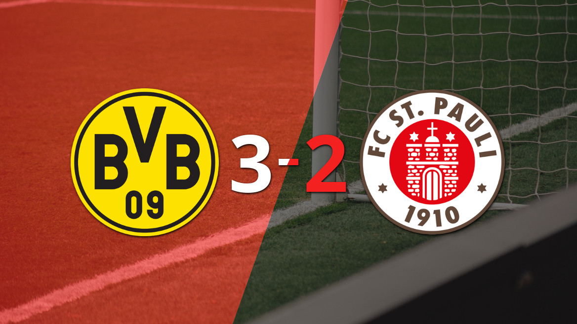 Derrota agónica para FC St. Pauli ante Borussia Dortmund