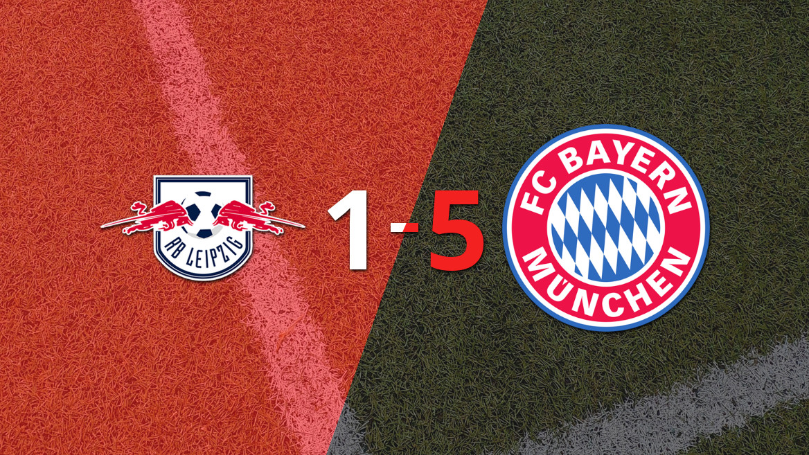 Bayern Múnich da un golpe en la mesa con un contundente 5-1 ante RB Leipzig