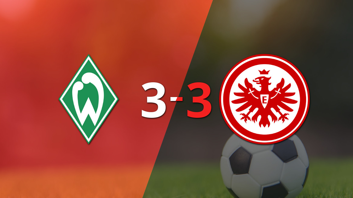 Eintracht Frankfurt salvages a last-minute draw against Werder Bremen with Ansgar Knauff’s goal