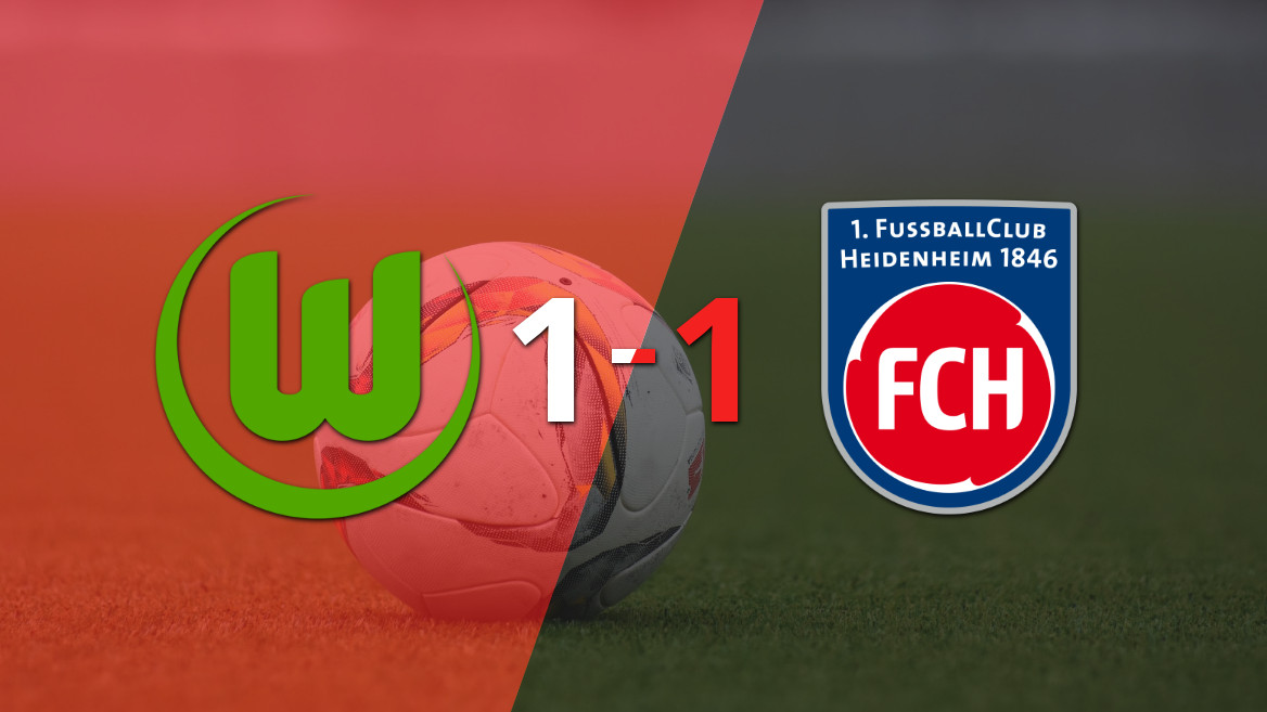 Wolfsburgo e Heidenheim empatam em 1 a 1