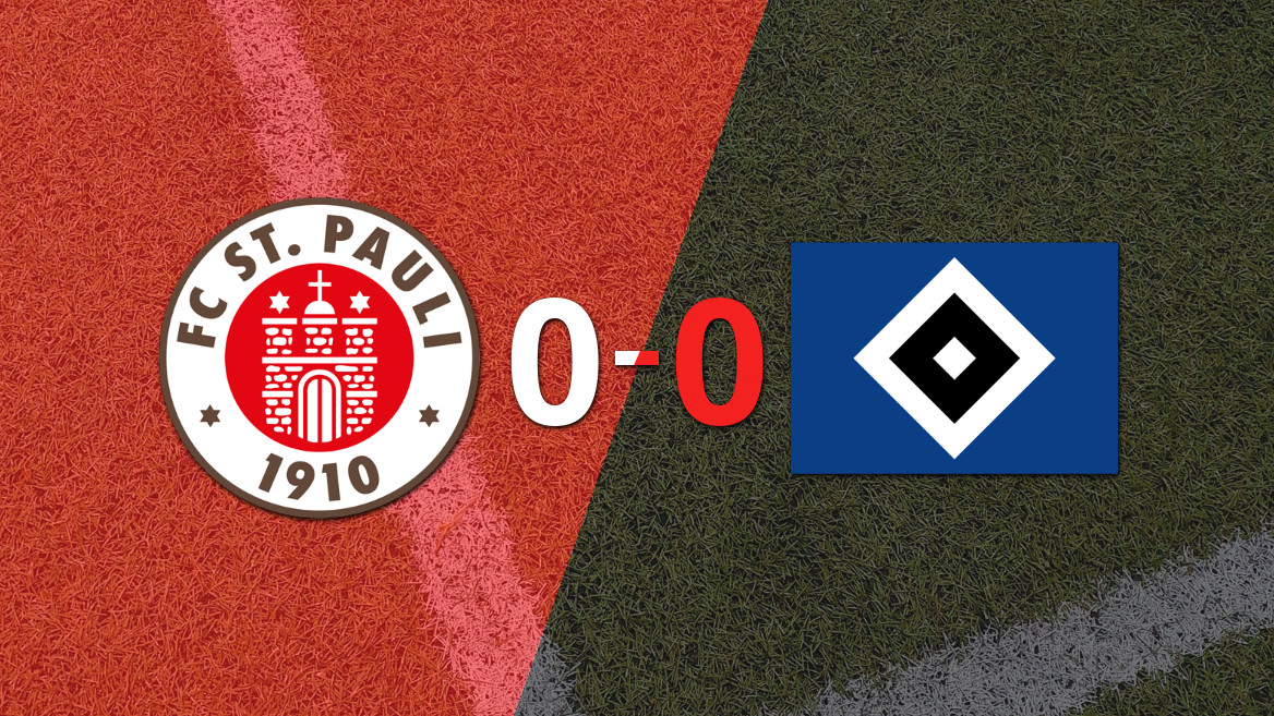FC St. Pauli e Hamburgo SV não saem do zero em confronto da Bundesliga