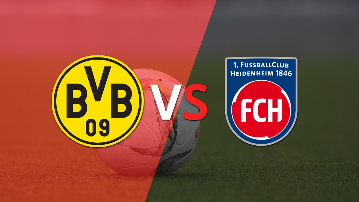 Previo al choque: Borussia Dortmund busca mantener la racha frente a Heidenheim