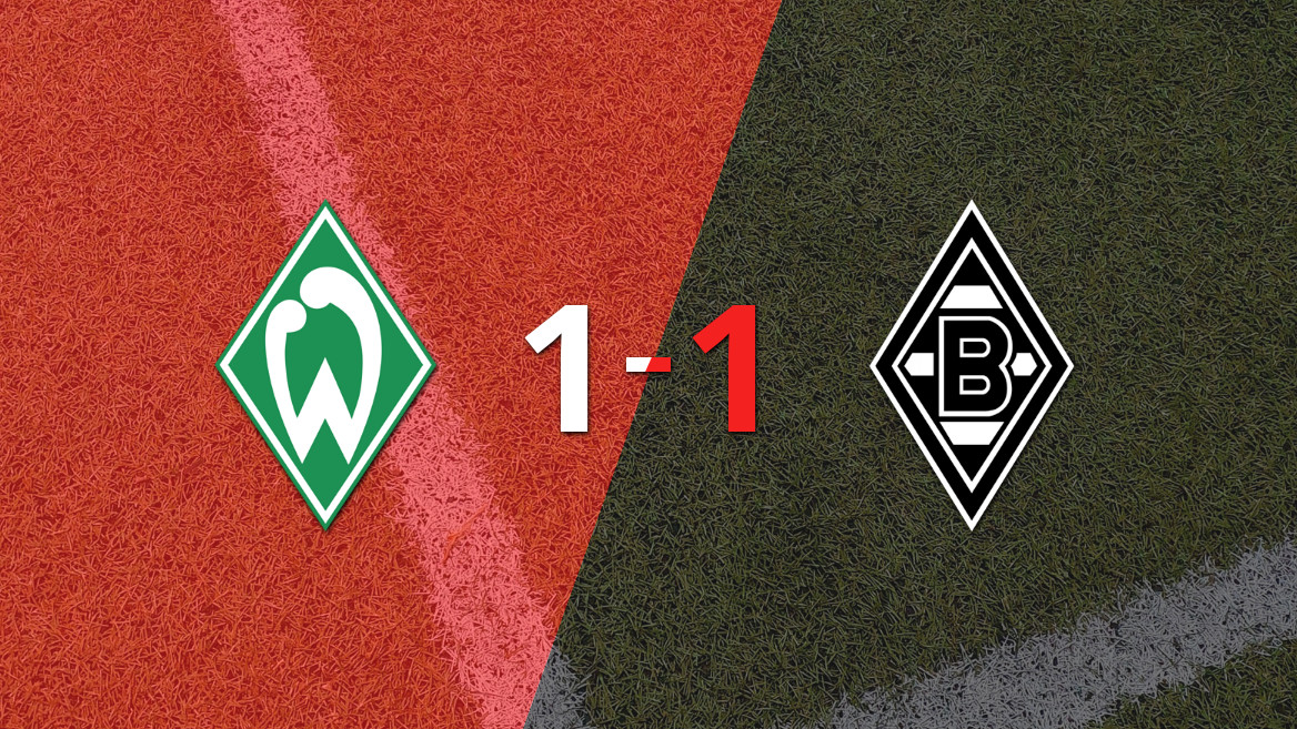Con un gol en el tiempo de descuento, Keke Topp salvó un punto para Werder Bremen