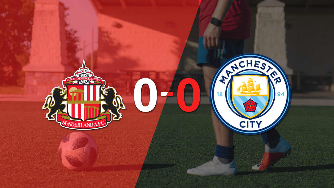 Un empate sin brillo: Sunderland y Manchester City llegan a un 0-0 en el Stadium of Light