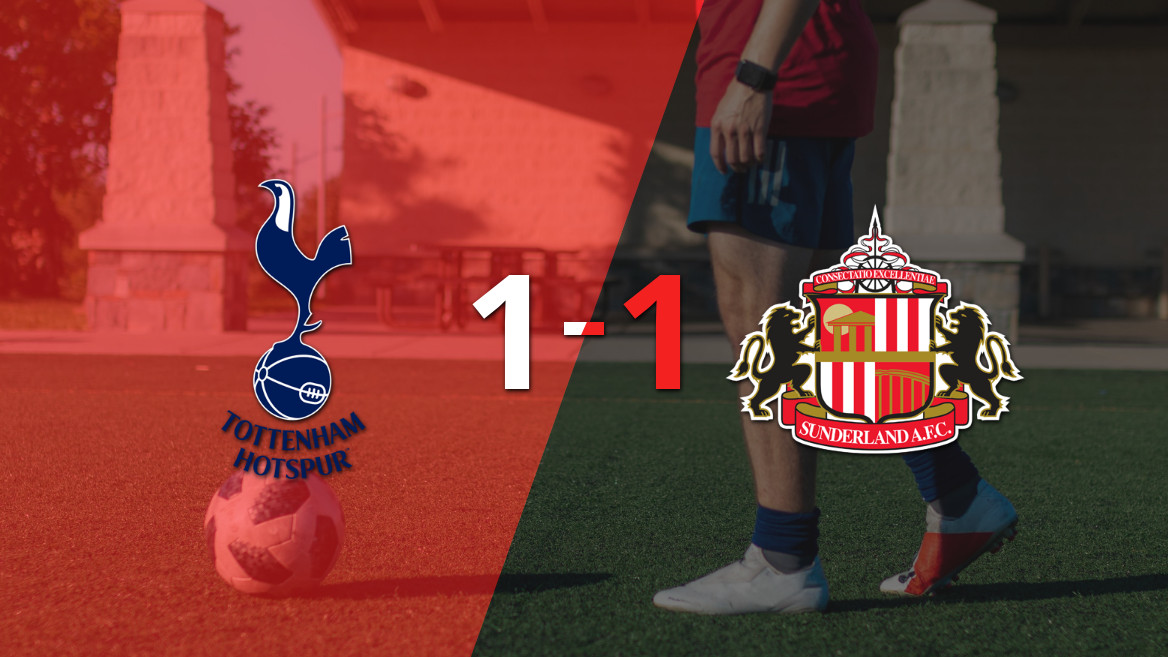 Sunderland empata em visita ao Tottenham