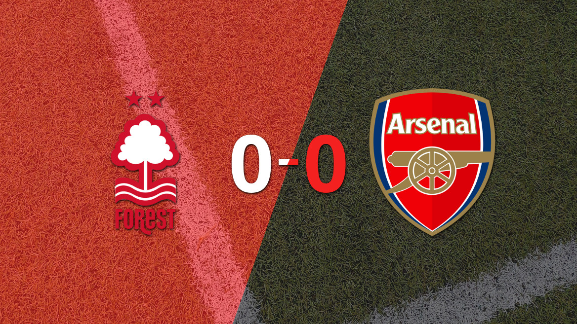<Nottingham Forest y Arsenal empatan sin goles en un duelo intenso>