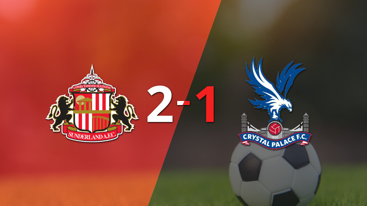 Sunderland logra una épica remontada y vence a Crystal Palace 2 a 1