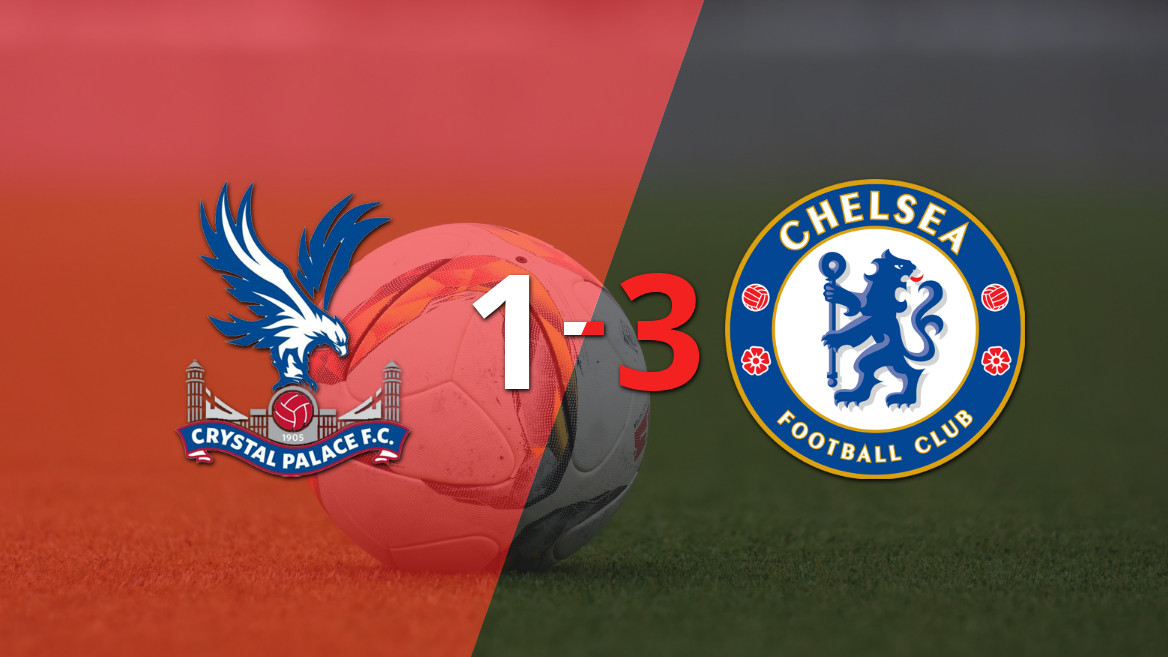 Chelsea se lleva la victoria ante Crystal Palace con un contundente 3 a 1