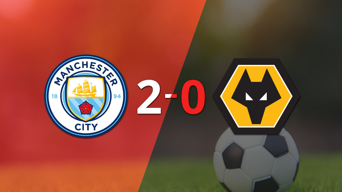 Manchester City se impone a Wolverhampton con un sólido 2-0 en el Etihad Stadium