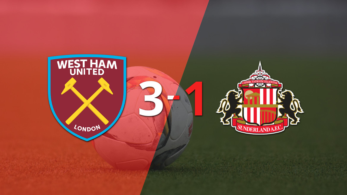 West Ham United se impone sin esfuerzo ante Sunderland