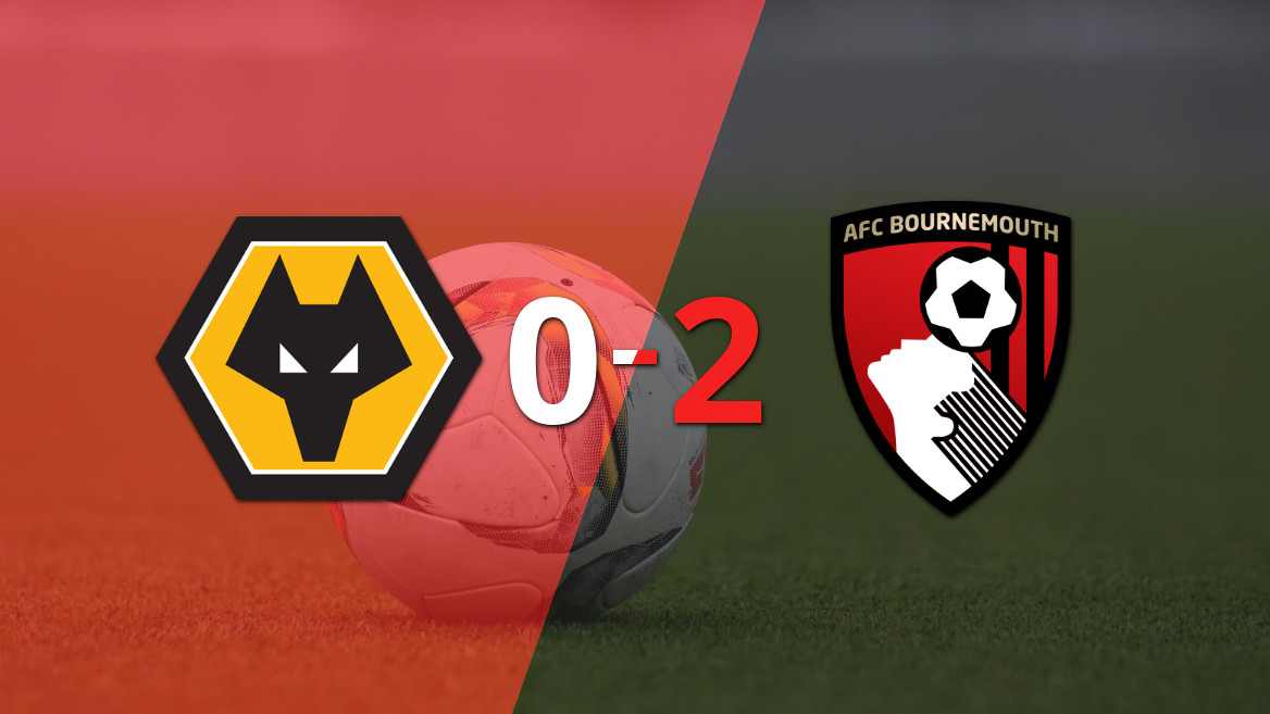 Bournemouth se impone a Wolverhampton con un claro 2-0