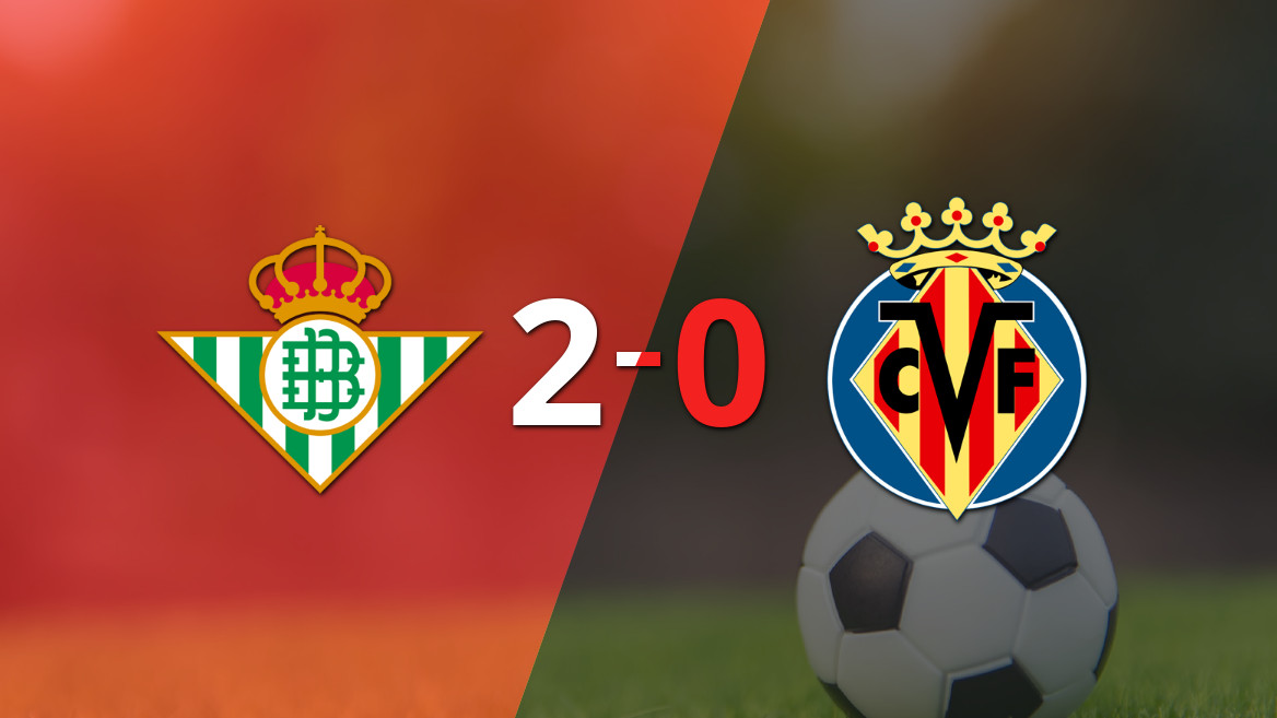 Betis se impone al Villarreal en el Villamarín con un 2-0