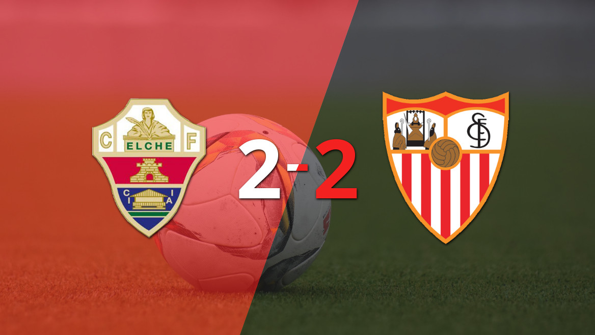 Akor Adams brilha com dois gols em empate entre Sevilla e Elche