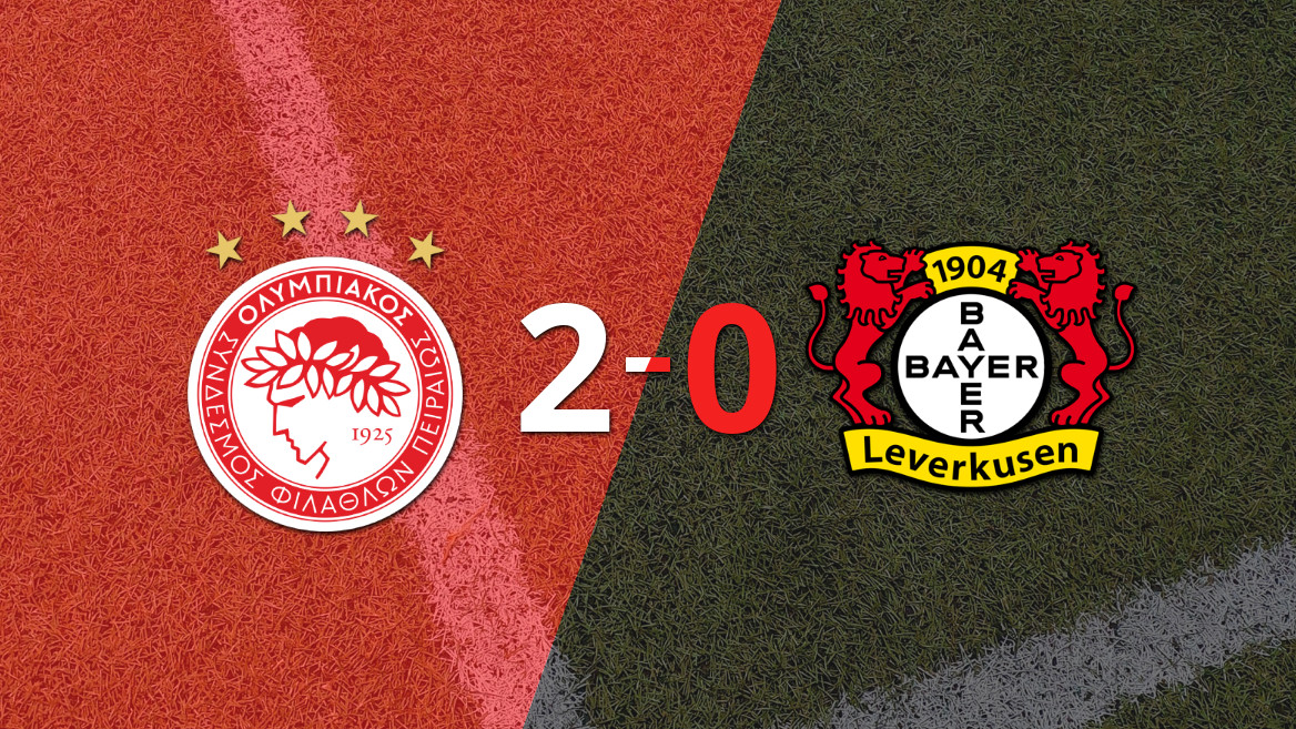 Olympiacos se impone 2-0 ante Bayer Leverkusen en el Georgios Karaiskakis